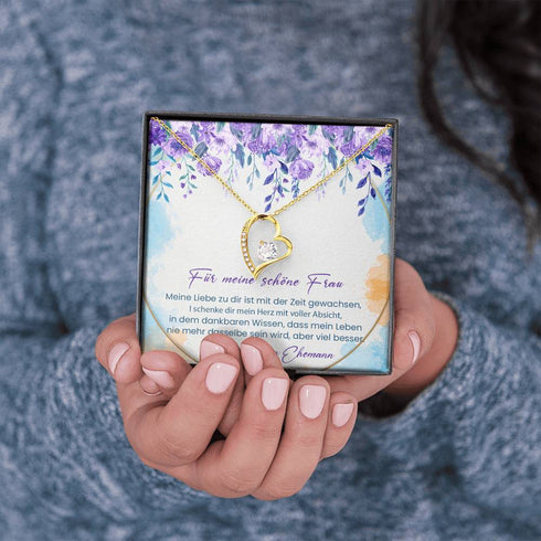 Goldene Kette - Für meine schöne Frau