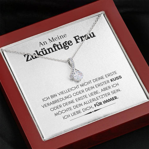 Weißgold-Kette - An meine zukünftige Frau