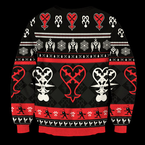 Heartless Christmas v2 Unisex Wool Sweater