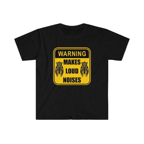 Cicada Warning Makes Loud Noises Brood X 2021 Eastern USA Entomologist Bug Insect Lover Cicada 17-year Entomology Unisex T-Shirt