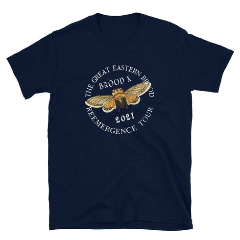 Cicada T-Shirt / Great Eastern Brood X Reemergence Tour 2021 / Entomology Unisex Tee Shirt