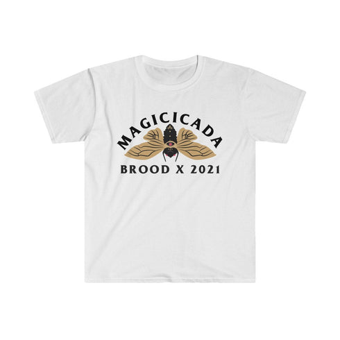 Magicicada Cicada Brood X 2021 Mystical Astrology Aesthetic Entomology Bug Lover Insect Great Eastern Brood Unisex Softstyle T-Shirt