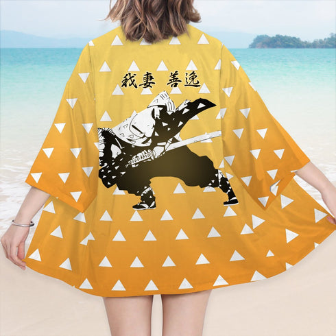 Kimetso No Yaiba Zenitsu Kimono