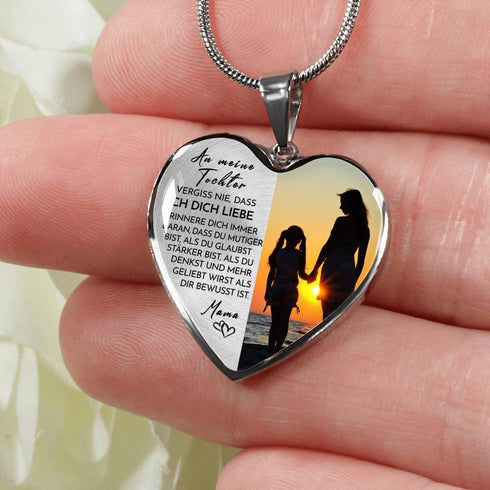 Divesart - Herz Halskette - An meine Tochter von Mama