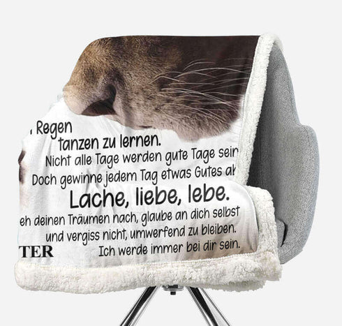 Divesart - Decke von Großmutter zu Enkelin - "Ich bin immer bei dir"