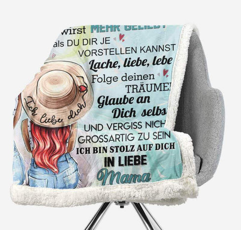 Divesart - Decke von Mutter zu Tochter - "Schönheit meiner Liebe"