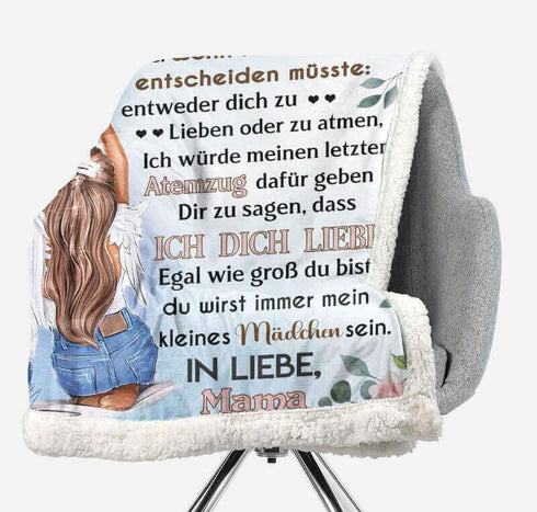 Divesart - Decke von Mutter zu Tochter - "Die Schönheit der Momente mit dir"