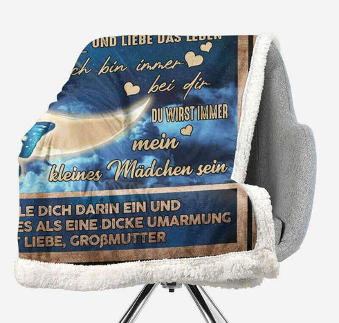 Divesart - Decke von Großmutter zu Enkelin - "Meine Ewigkeit ist in dir"