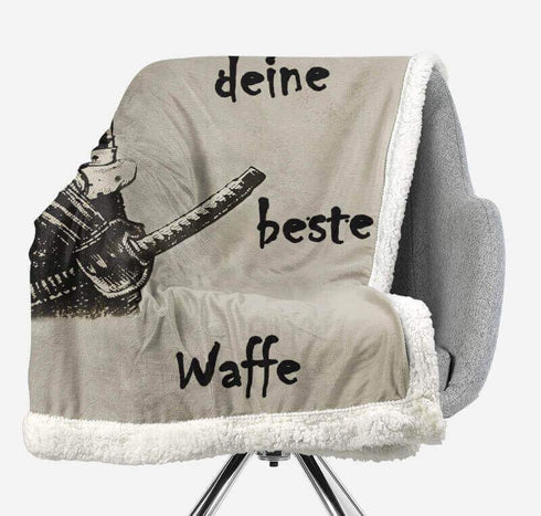 Divesart - Decke von Mutter zu Sohn - "Der Verstand ist die stärkste Kraft"