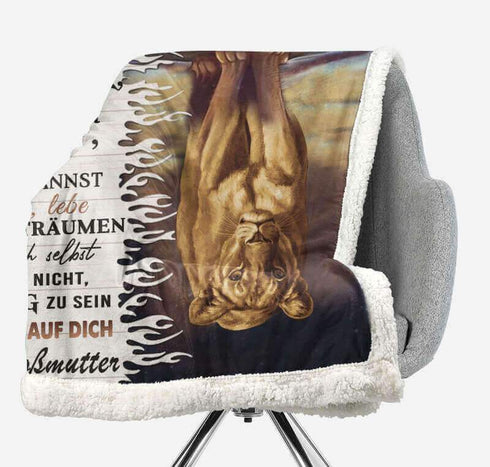 Divesart - Decke von Großmutter zu Enkelin - "Meine Stärke liegt in dir"