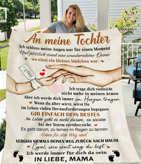 Divesart - Decke von Mutter zu Tochter - "Der glücklichste Moment"