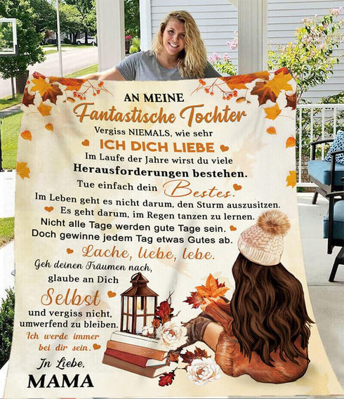 Divesart - Decke von Mutter zu Tochter - "Der Duft des Herbstes"