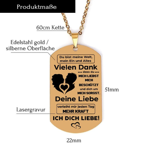 Zu meinem Seelenverwandten - Anhänger für einen geliebten Menschen