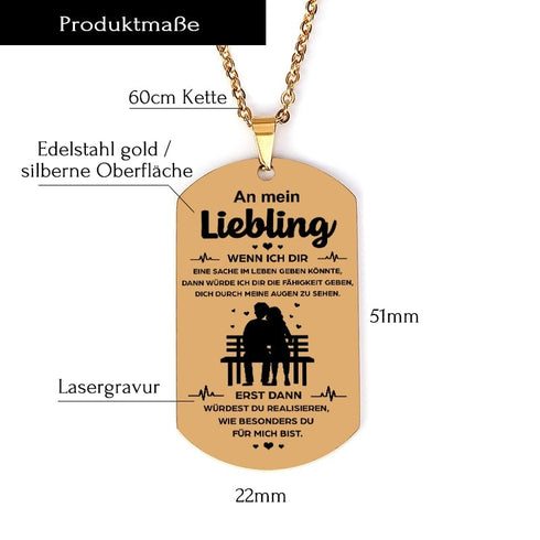 Wir sind für einander gemacht - Anhänger für einen geliebten Menschen