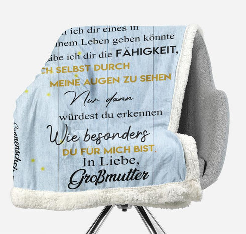 Divesart - Decke von Großmutter zu Enkelin - "Heller Tropfen des Sommers"