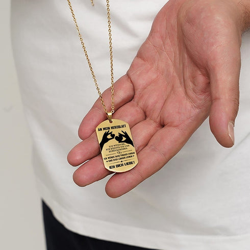 Liebe liegt in unseren Händen - Anhänger für einen geliebten Menschen