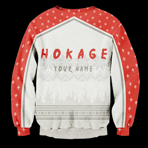 Personalized Konoha Hokage Unisex Wool Sweater