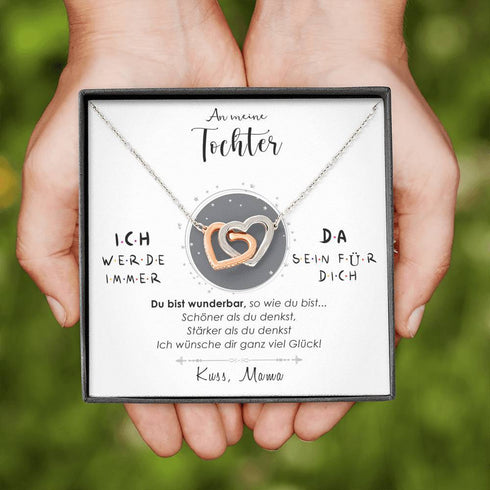 Silber Halskette - An meine Tochter