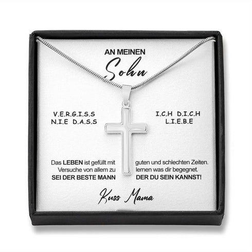 Divesart - Edelstahl-Halskette - An meinen Sohn